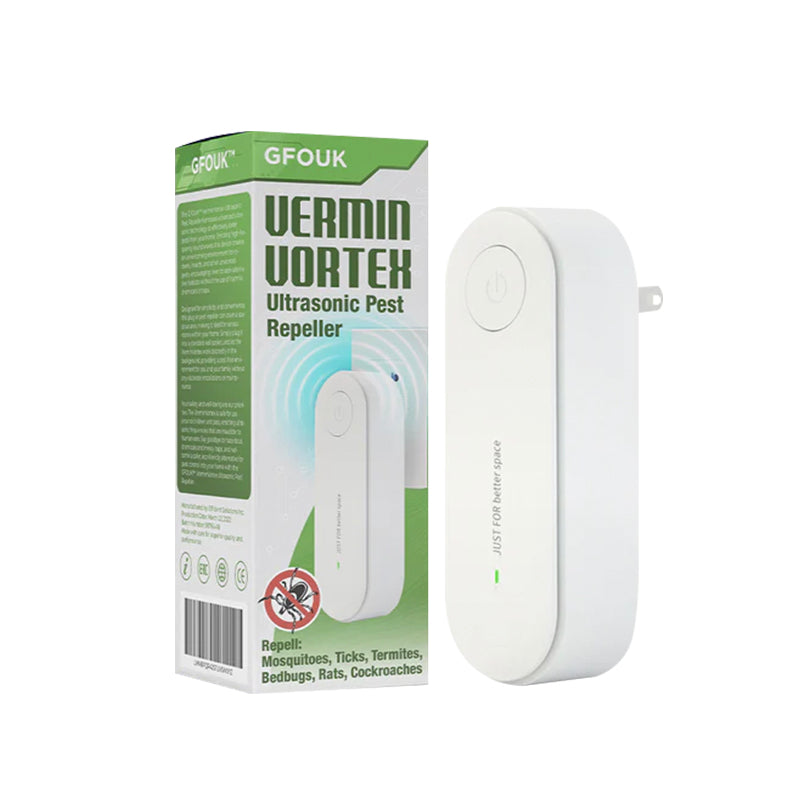 💯 GFOUK® VerminVortex Ultrasonic Pest Repeller 🇺🇸 Made in USA