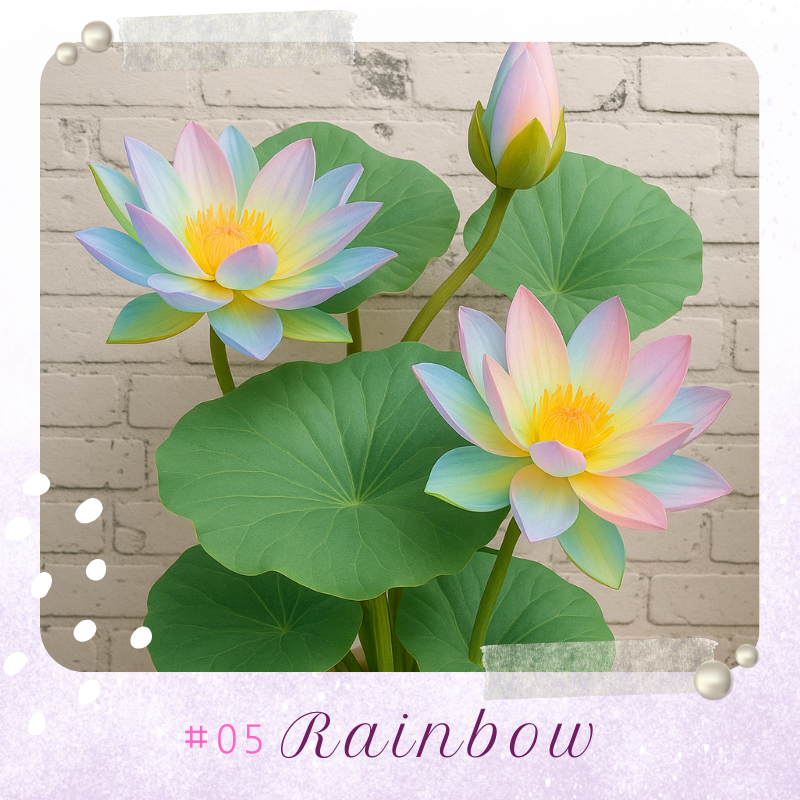 🪷 GFOUK® Colorful Lotus Flower Seeds 🇺🇸 Cultivated and Shipped from USA