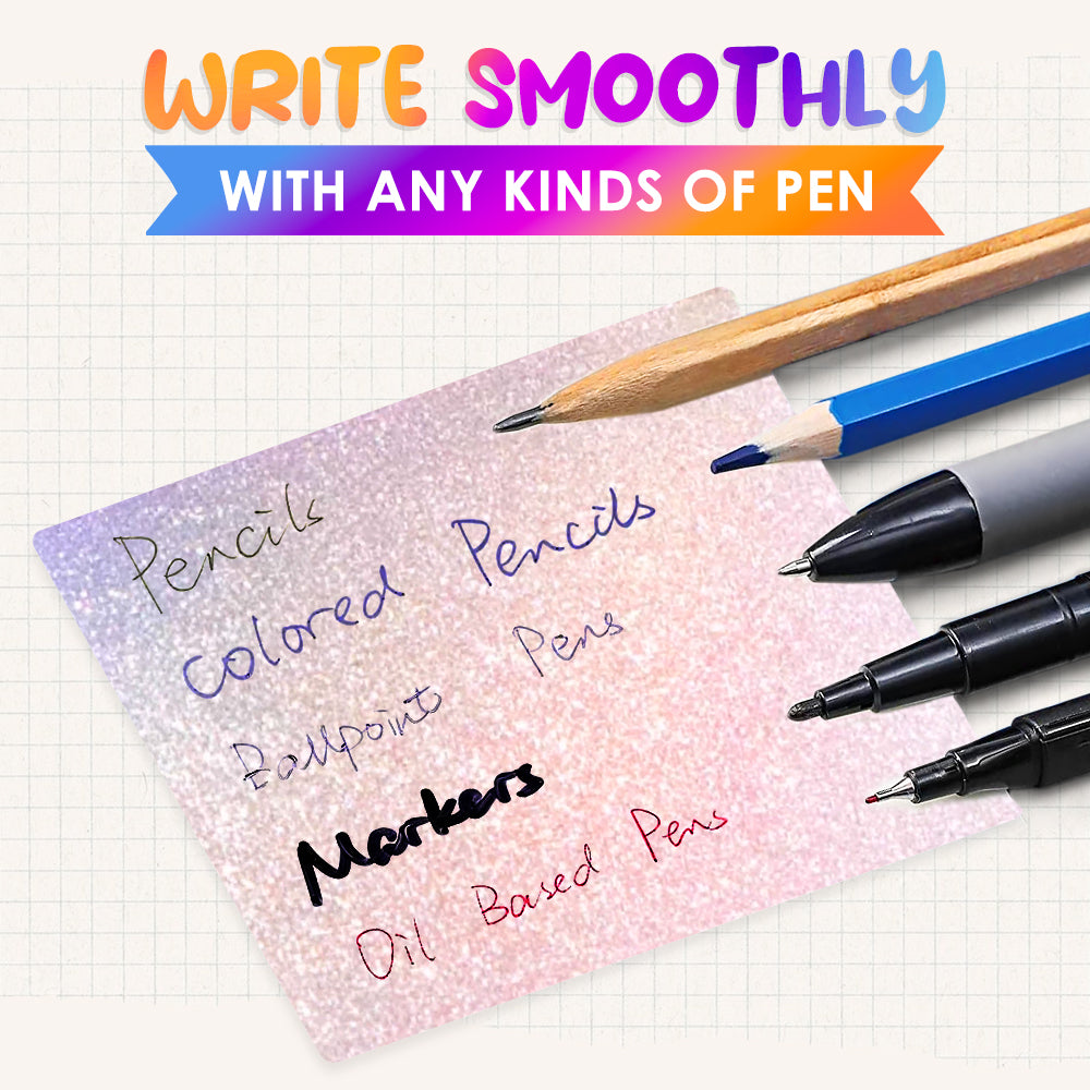 GFOUK® Gradient Transparents Pull-Out Sticky Notes
