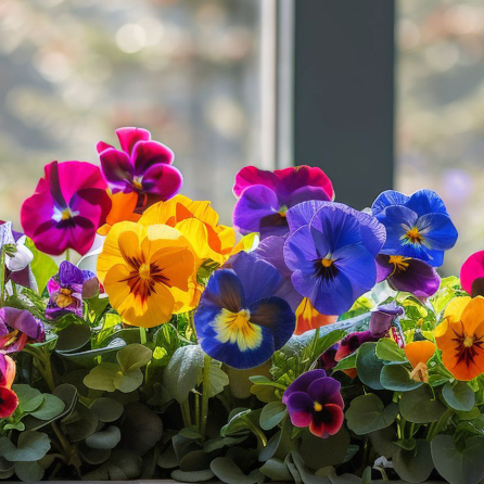 🌼GFOUK® PetalFusion Tricolor Pansy seeds