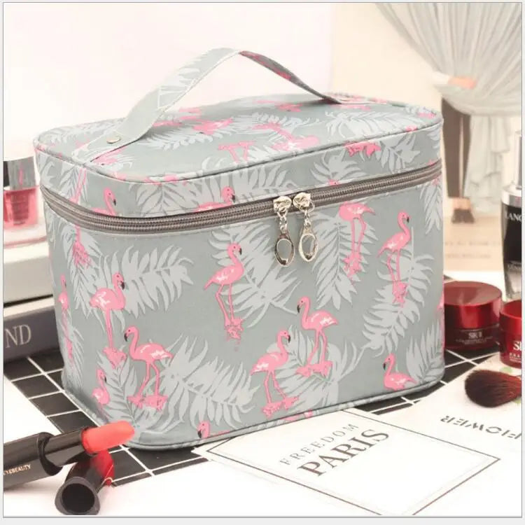 Waterproof Portable Women Makeup Bag High Capacity Toiletries Organizer Storage Cosmetic Cases Zipper Wash Beauty Pouch Travel