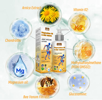 💪👨‍⚕️The Latest Joint Pain Treatment of 2025! 💧🐝Ourlyard™ Magnesium Oil & Bee Venom Joint Healing Lotion