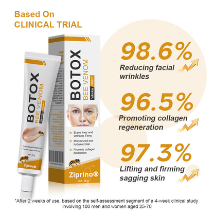 Ziprino® Bee Venom Botox Wrinkle Removal Cream🔥Made & Shipped from USA🐝LAST DAY 70% OFF