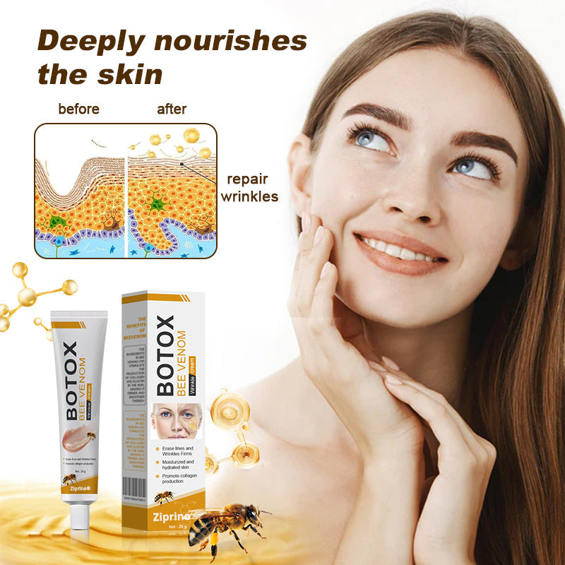 Ziprino® Bee Venom Botox Wrinkle Removal Cream🔥Made & Shipped from USA🐝LAST DAY 70% OFF