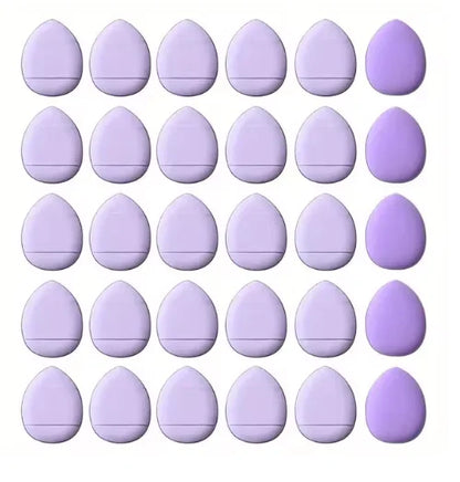 5/10Pcs Mini Finger Puff Foundation Small Air Cushion Powder Sponge Face Concealer BB Cream Cosmetic Applicator Makeup Tools