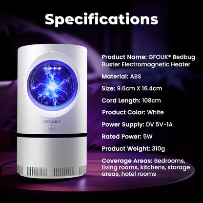 GFOUK® Bedbug Buster Electromagnetic Heater