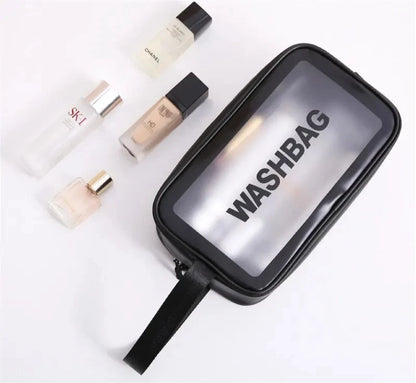 Portable Travel Wash Bag Female Transparent Waterproof Makeup Storage Pouch Large Capacity Cosmetic Organizer Beauty Women Case