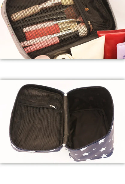 Waterproof Portable Women Makeup Bag High Capacity Toiletries Organizer Storage Cosmetic Cases Zipper Wash Beauty Pouch Travel