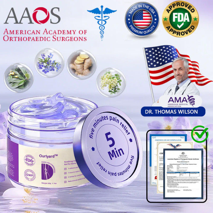 🎈👨‍⚕️Official Store: Ourlyard™ Turmeric & Emu Oil Arthritis Soothing Pain Relief Massage Gel ✅Say goodbye to surgery and ineffective medications