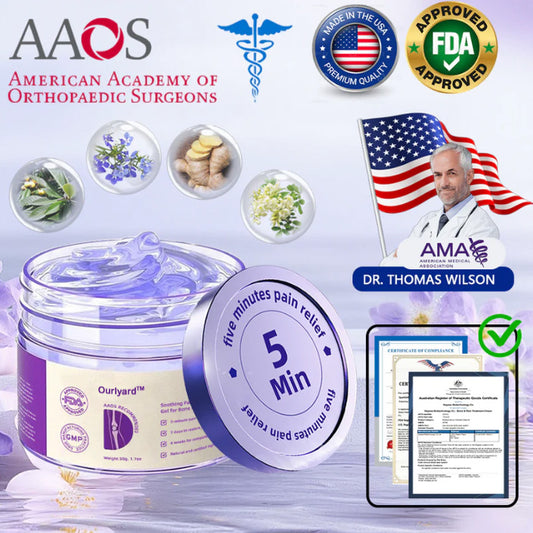 🎈👨‍⚕️Official Store: Ourlyard™ Turmeric & Emu Oil Arthritis Soothing Pain Relief Massage Gel ✅7-Day Rapid Joint & Bone Therapy Cream