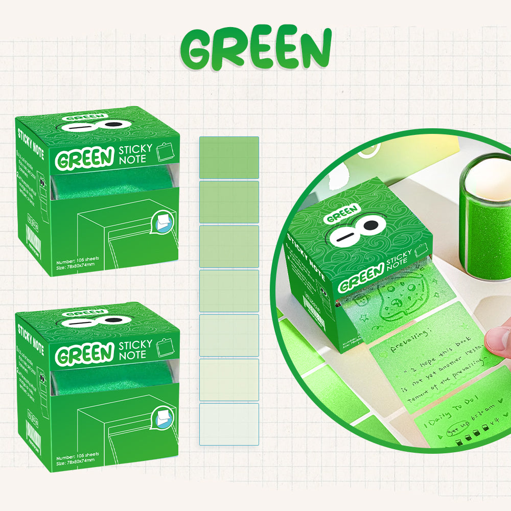 GFOUK® Gradient Transparents Pull-Out Sticky Notes