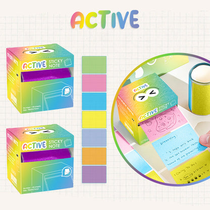GFOUK® Gradient Transparents Pull-Out Sticky Notes