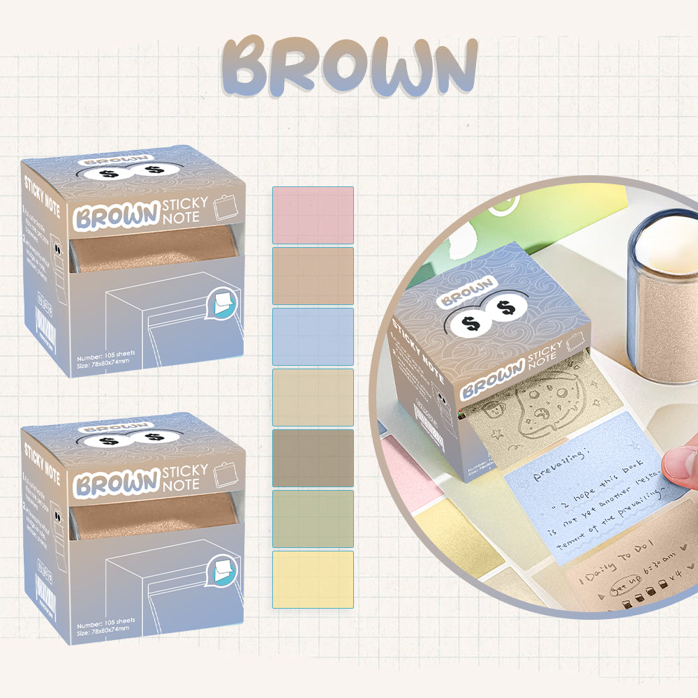 GFOUK® Gradient Transparents Pull-Out Sticky Notes