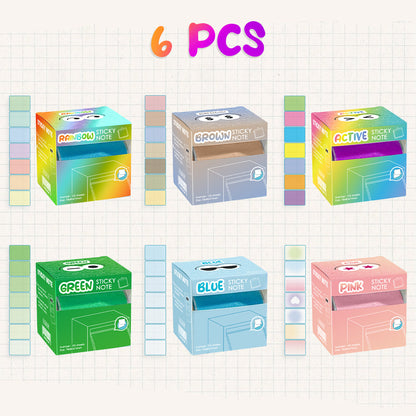 GFOUK® Gradient Transparents Pull-Out Sticky Notes