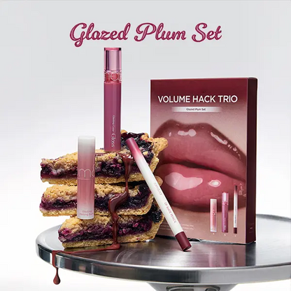 LIP VOLUME HACK TRIO (3 Shades, Lip Mate Pencil & Melting Balm & Color Gloss)